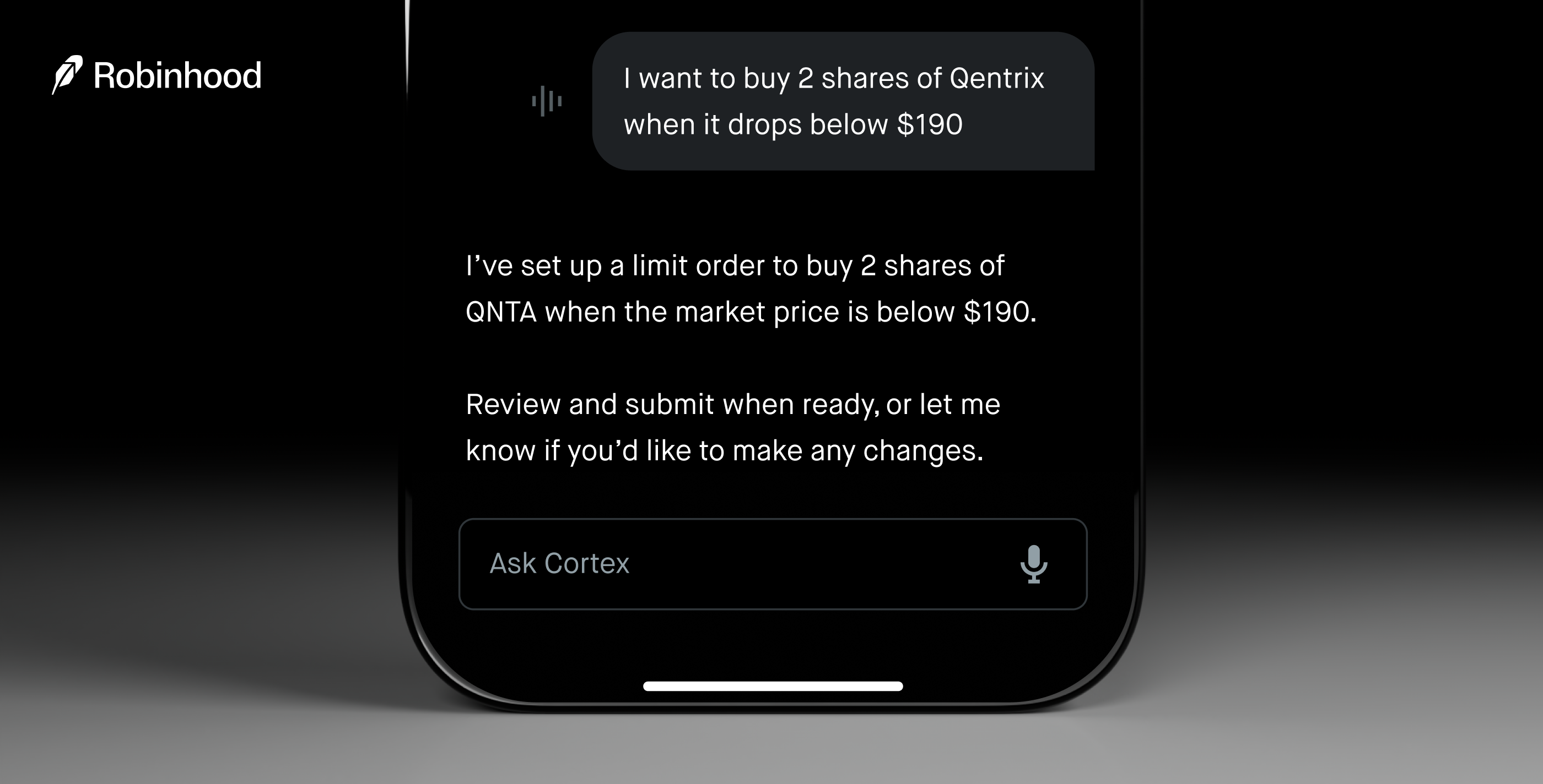 Robinhood Cortex AI